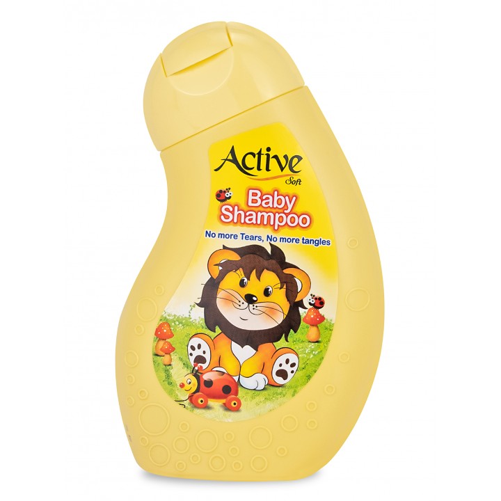 ACTIVE Детский шампунь 0+ "Львёночек". Аромат банана, 250 мл