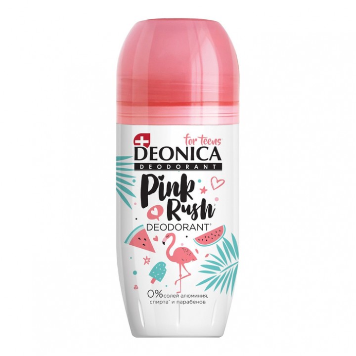 Deonica For Teens Дезодорант-ролик Pink Rush 50 мл