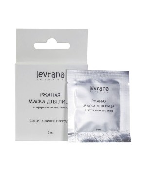 Levrana Маска-пилинг для лица "Ржаная" 100% органические ферменты ржи 5 мл