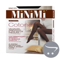 Minimi Колготки COTONE 250 Nero 5(XL)