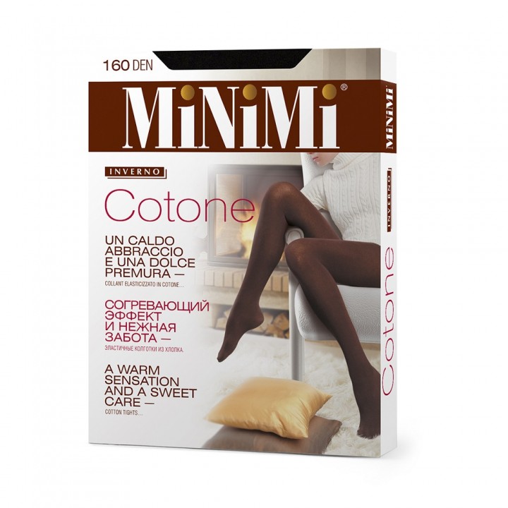 Minimi Колготки COTONE 160 Nero 3