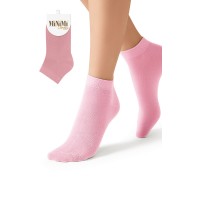 Minimi Носки COTONE 1201 однотонный укороченный Rosa Antico 35/38