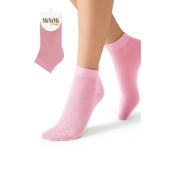 Minimi Носки COTONE 1201 однотонный укороченный Rosa Antico 35/38