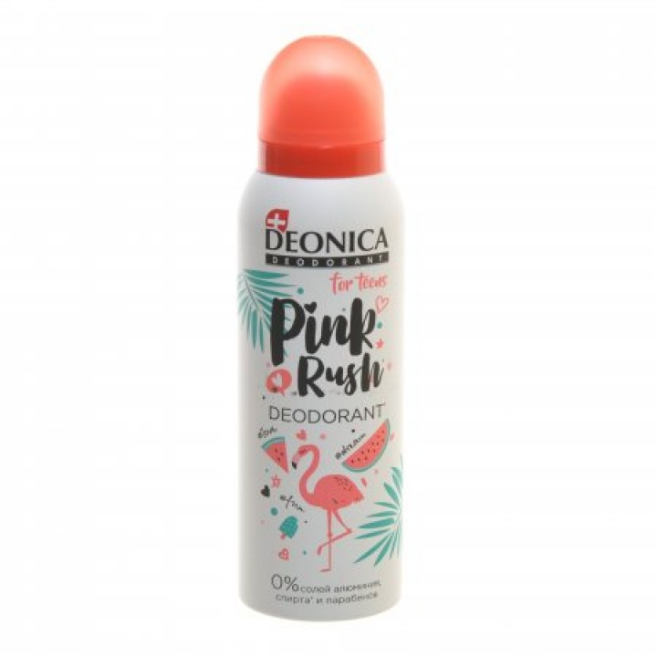 Deonica For Teens Дезодорант-спрей Pink Rush 125 мл