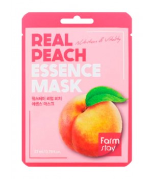 Farmstay Тканевая маска с экстрактом персика Real Peach Essence Mask 23 мл