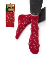 OMSA Носки STYLE 505 Конфеты Rosso 45-47+