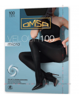 98172 Omsa Колготки Velour Micro 100 Nero 4+
