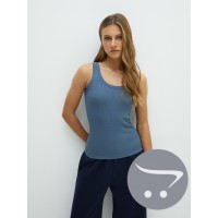 B_OmB 1250 Боксеры удлиненные с открытой резинкой Grigio 44(S)