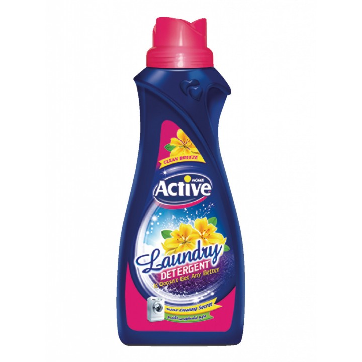 ACTIVE Гель для стирки белья универсальный "Clean Breeze", 1000 мл. Pink