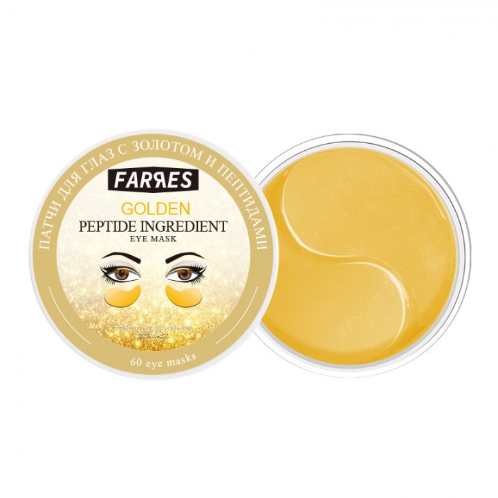 Farres  Патчи для глаз с золотом и пептидами 60 шт, 90 г (*12*144)
