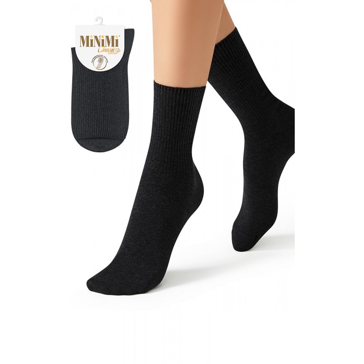 Minimi Носки COTONE 1203 меланж Nero Melange 35/38