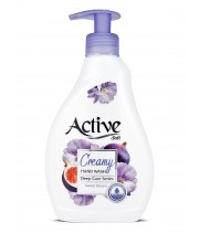 ACTIVE Жидкое крем-мыло с витамином B5 "Инжир", дозатор, 350 мл Purple