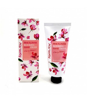 Farmstay Крем для рук с сакурой Pink Flower Blooming Hand Cream Cherry Blossom 100 мл