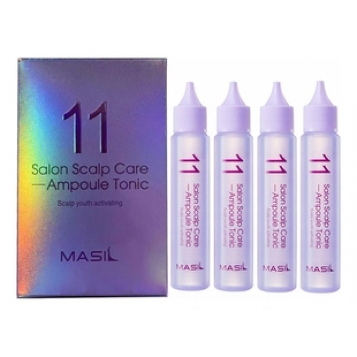 Masil Тоник для ухода за кожей головы - 11 salon scalp care ampoule tonic, 30мл*4шт