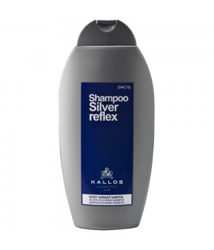 Kallos Оттеночный шампунь для осветленных и седых волос с антижелтым эффектом, 350мл