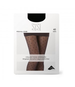 SiSi Колготки POIS ALL OVER 40 Nero 1/2 (S/M)