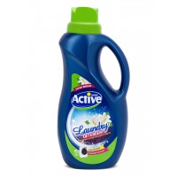 ACTIVE Гель для стирки белья универсальный "Clean Breeze" Альпийские луга, 1500 мл, Green