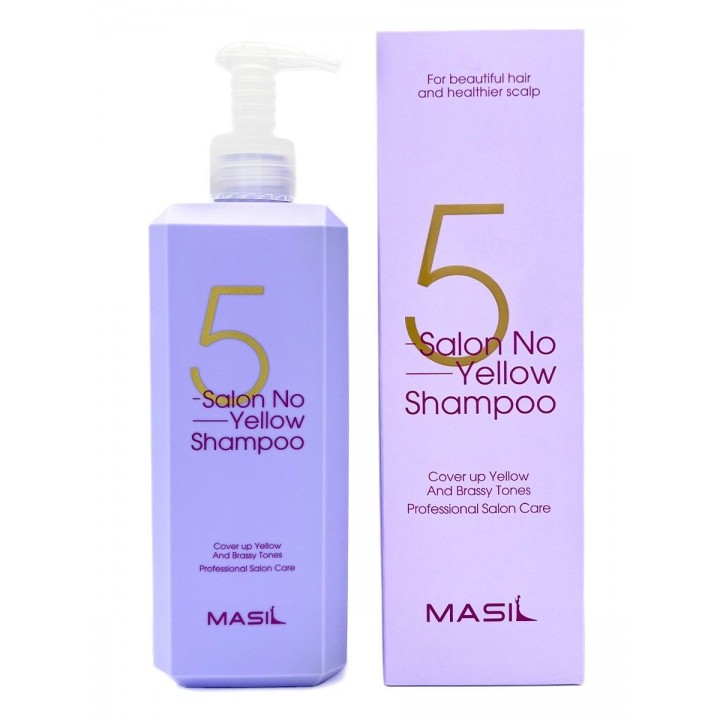 Masil Шампунь против желтизны волос - 5 Salon no yellow shampoo, 500мл