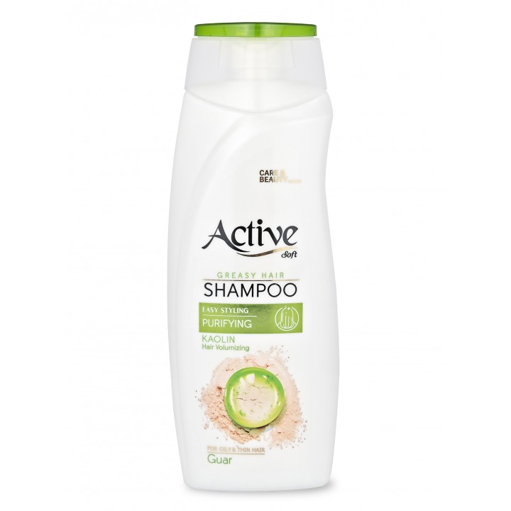 ACTIVE Шампунь для жирных волос, очищение и придание объема CARE & BEAUTY, 350 мл.
