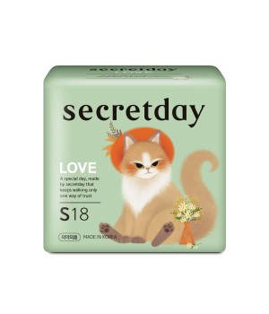 967480 SecretDay Прокладки женские гигиенические LOVE, Small, 18 шт