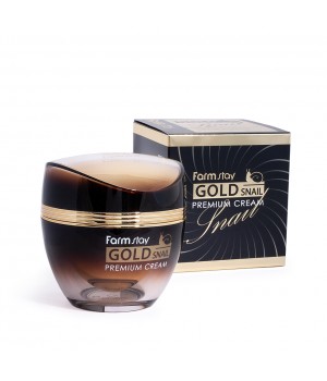 Farmstay Крем для лица с золотом и улиткой Gold Snail Premium Cream 50 мл
