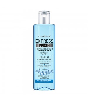 Compliment Express Fresh Нормализующий тоник для лица сужающий поры 250 мл