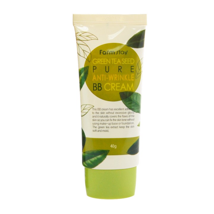 Farmstay Антивозрастной BB крем с экстрактом зеленого чая Green Tea Seed Pure Anti Wrinkle BB Cream 40 г