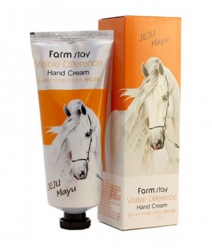 Farmstay Крем для рук с лошадиным маслом Visible Difference Hand Cream Horse Oil 100 мл