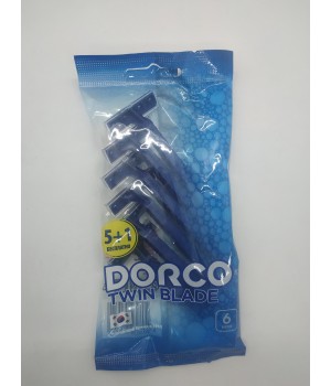 DORCO TD-705 однораз.бритв. станок (5+1 шт. Бесплатно), фиксир. головка с 2 лезвиями