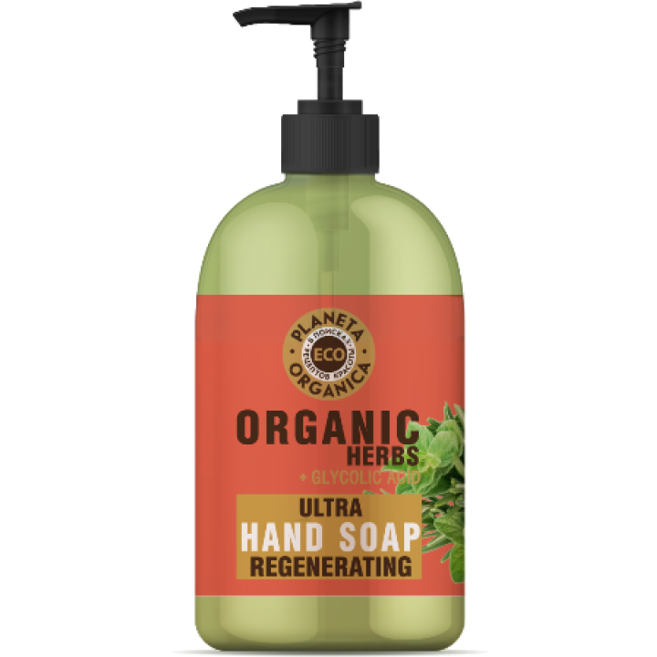 Planeta Organica Eco Восстанавливающее мыло для рук "Organic herbs" 300 мл