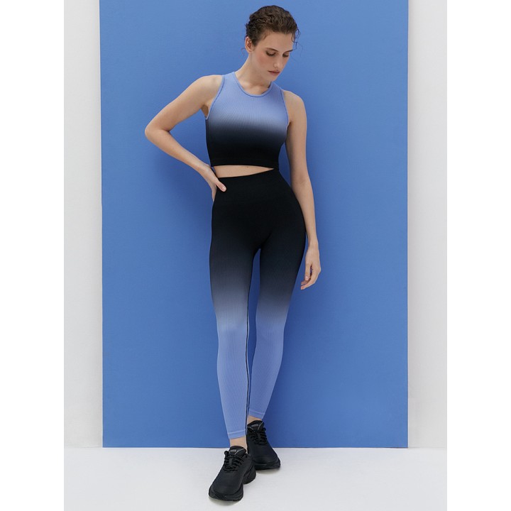 Брюки модель "легинсы" женские О_MINIMI Mi 2911AS Fresh Gradiente Легинсы Cielo/Nero 46 (M)
