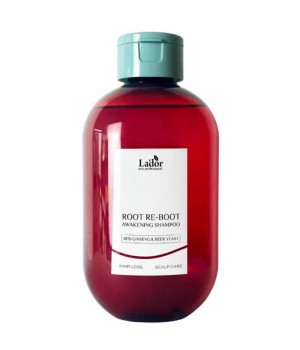 La'dor ROOT RE-BOOT AWAKENING SHAMPOO RED GINSENG&BEER YEAST Шампунь для восстановления корней волос с экстрактом красного женьшеня и пивными дрожжами 300мл