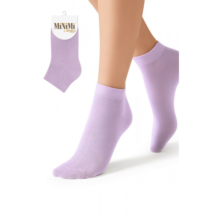 Minimi Носки COTONE 1201 однотонный укороченный Lilla 35/38