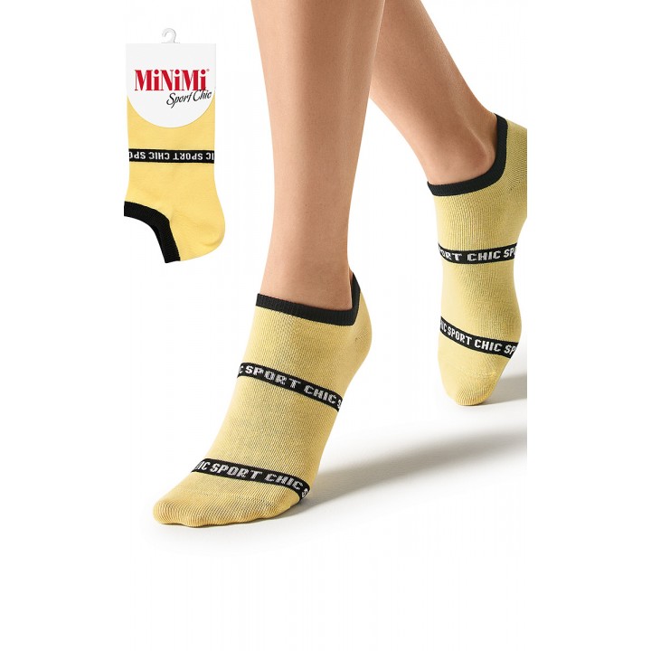 Minimi Носки SPORT CHIC 4300 с полоской "Sport Chic" Giallo 35-38^