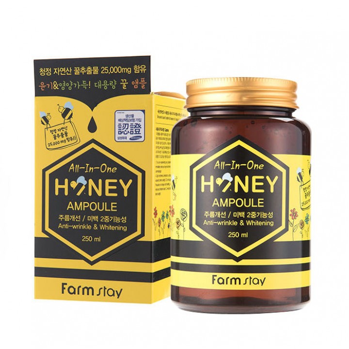 Farmstay Многофункциональная сыворотка с медом All-in-One Honey Ampoule 250 мл