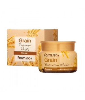 Farmstay Осветляющий крем с маслом ростков пшеницы Grain Premium White Cream 100 мл