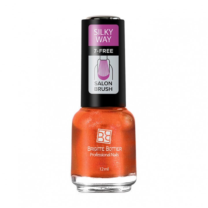 Бриджит Ботье лак Silky Way шелковый путь тон SW 573 оранжевый