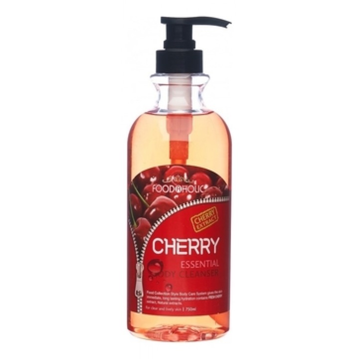 FOODAHOLIC ESSENTIAL BODY CLEANSER #CHERRY Гель для душа с экстрактом вишни