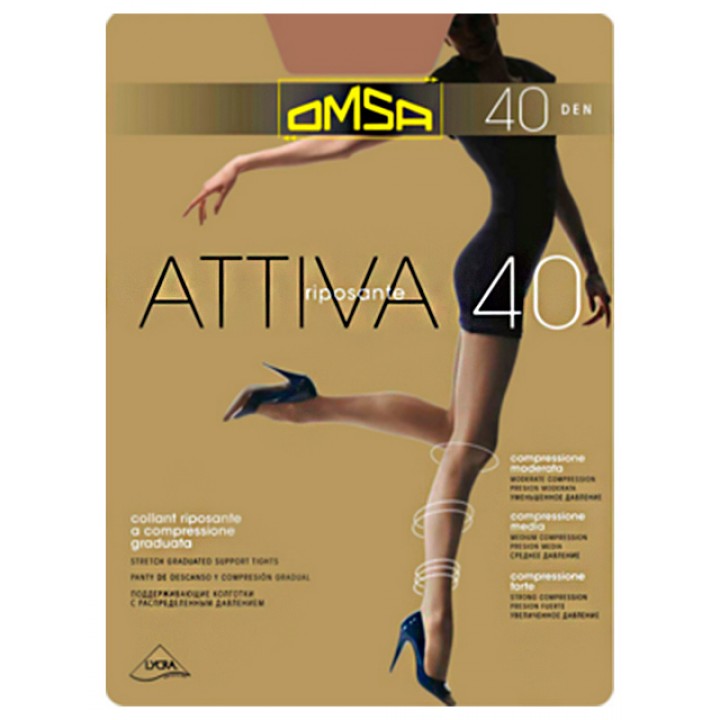 59926 Omsa Колготки Attiva 40 Sierra 5 (XL)