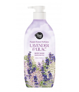 Shower Mate Гель для душа Flower Perfume ЛАВАНДА И СИРЕНЬ, 400 мл