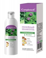Compliment репейный шампунь с комплексом 5 масел 200 мл-