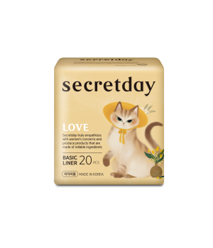 961402 SecretDay Прокладки женские ежедневные COTTON, Basic Liner, 20 шт