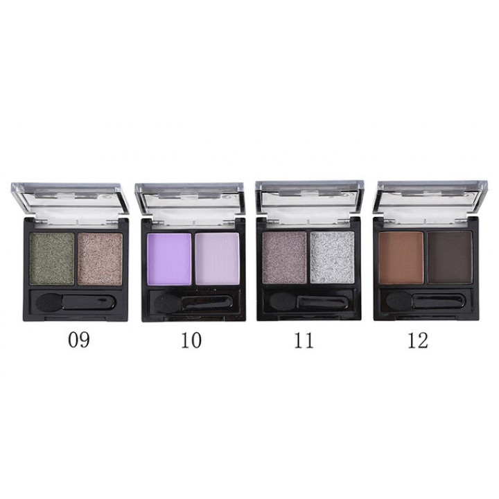 1007-11 Farres Тени для век "Shade" 2 цвета (тауп с розовым оттенком/серебро) (до 06.28)