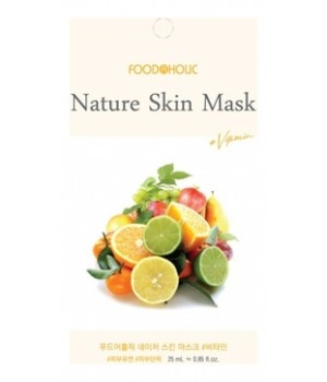FOODAHOLIC NATURE SKIN MASK #VITAMIN Тканевая маска для лица с витаминами